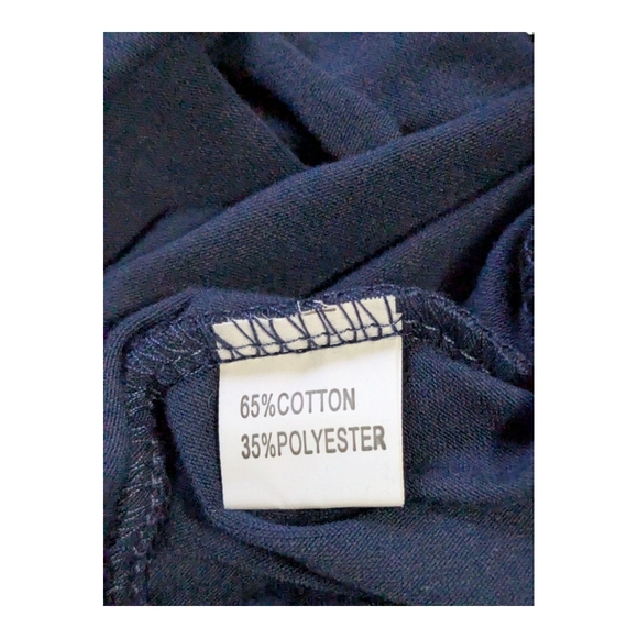 Wrap Tie Waste, Navy, Sleeveless Dress. Size XL. - Picture 4 of 8